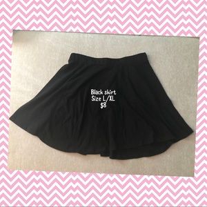 Black skirt